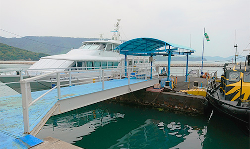 庵治港海上タクシー乗り場